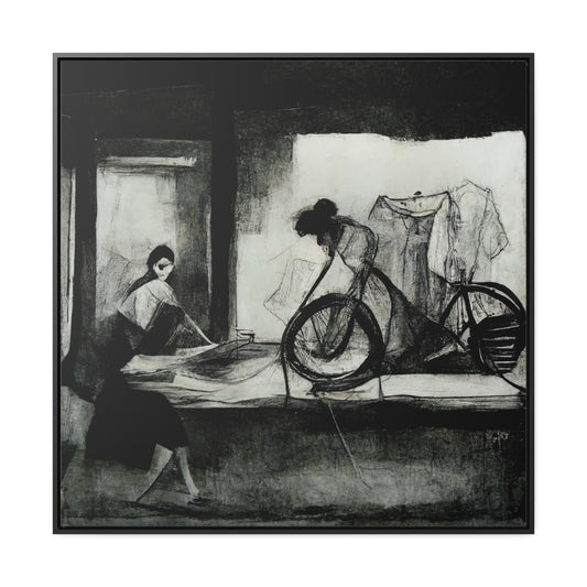 Domestic Memories 26, Valentinii, Gallery Canvas Wraps, Square Frame