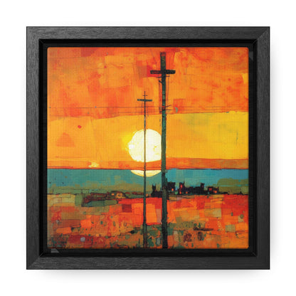 Land of the Sun 67, Valentinii, Gallery Canvas Wraps, Square Frame