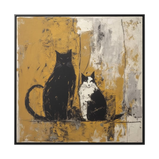 Cat 13, Gallery Canvas Wraps, Square Frame
