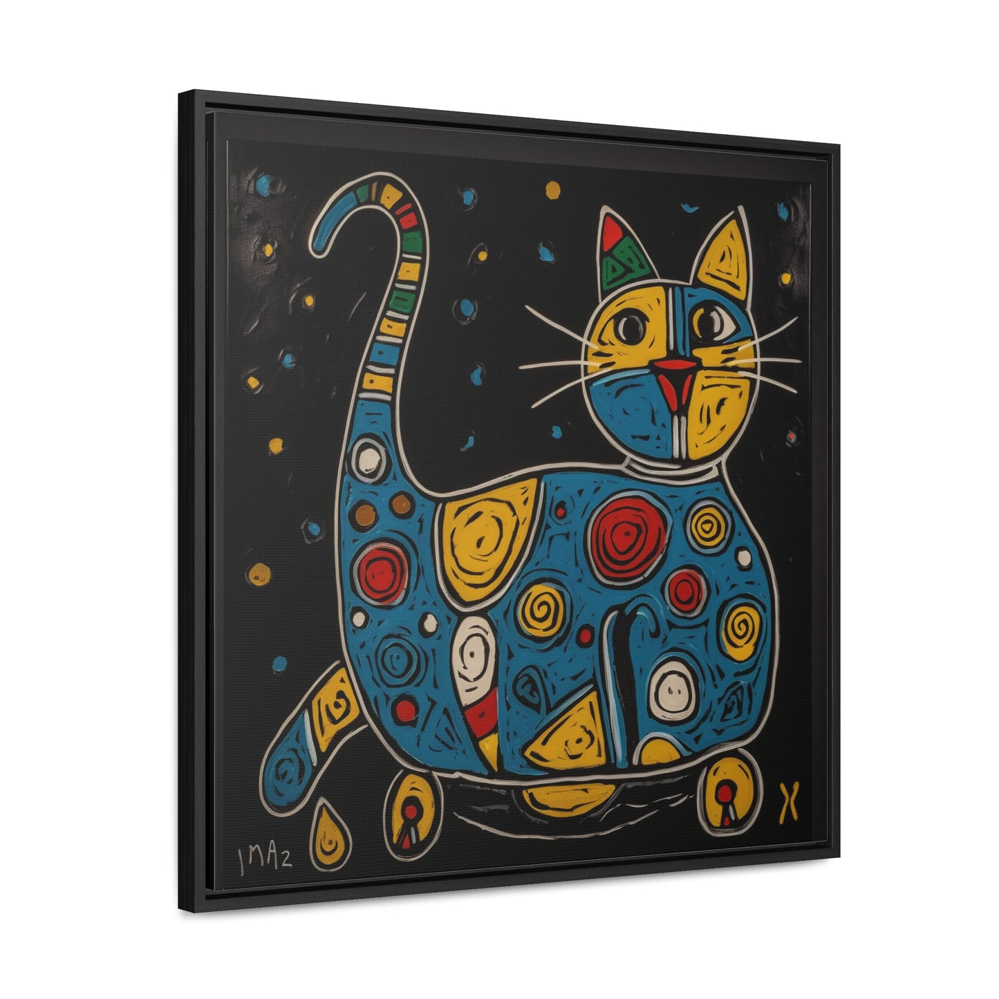 Cat 106, Gallery Canvas Wraps, Square Frame