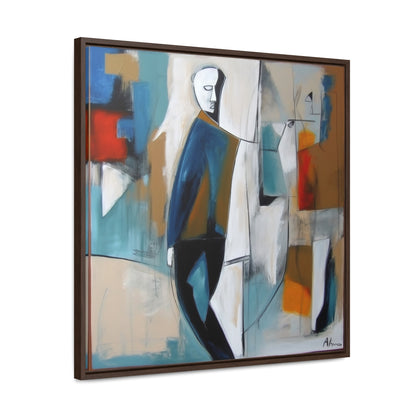 Sad Man 25, Valentinii, Gallery Canvas Wraps, Square Frame