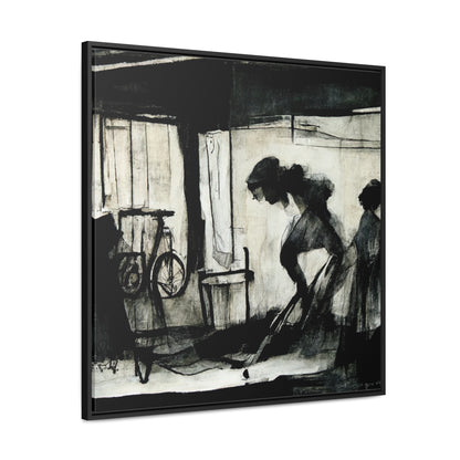 Domestic Memories 17, Valentinii, Gallery Canvas Wraps, Square Frame