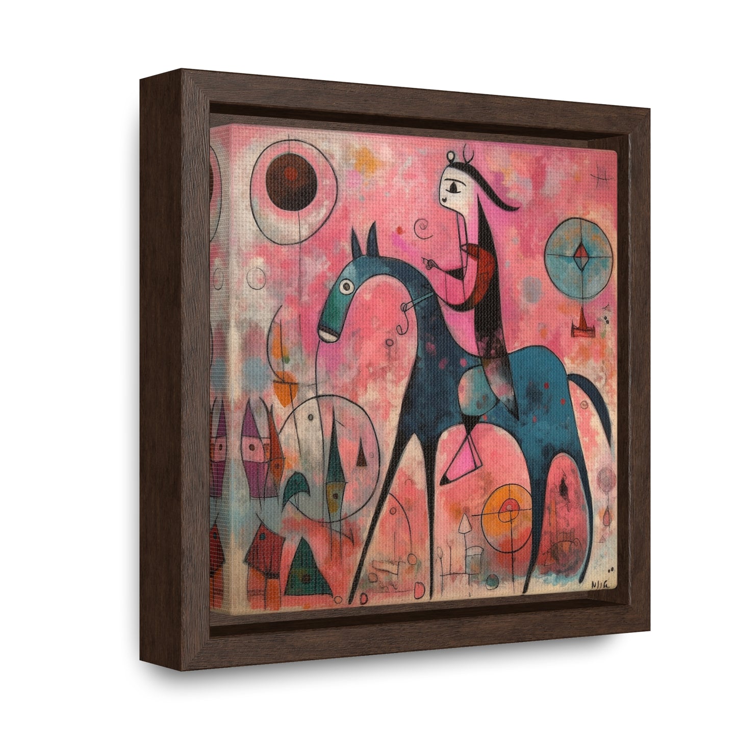 The Dreams of the Child 7, Gallery Canvas Wraps, Square Frame