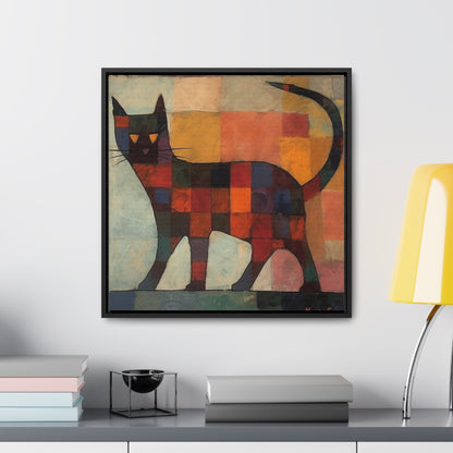 Cat 18, Gallery Canvas Wraps, Square Frame