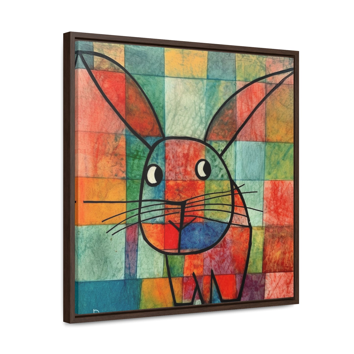 Rabbit 13, Gallery Canvas Wraps, Square Frame