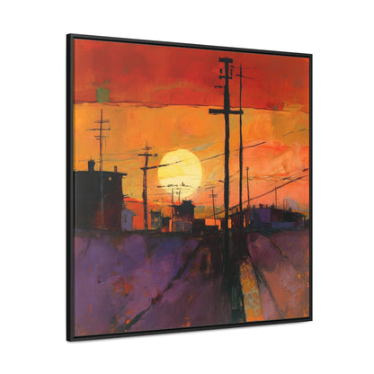 Land of the Sun 68, Valentinii, Gallery Canvas Wraps, Square Frame