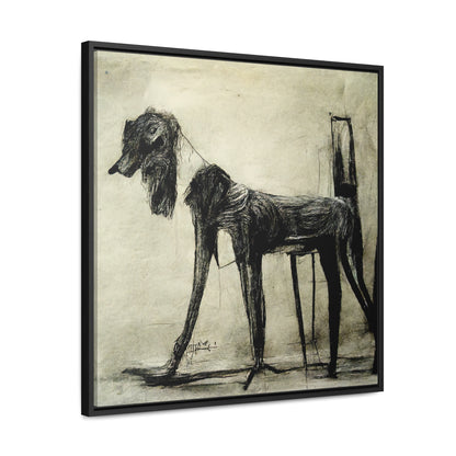 Dogs and Puppies 19, Valentinii, Gallery Canvas Wraps, Square Frame