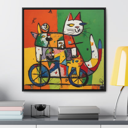 Cat 154, Gallery Canvas Wraps, Square Frame