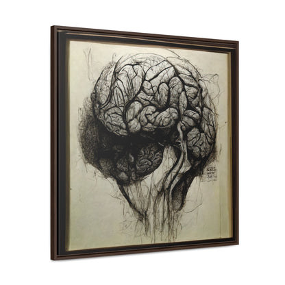 Brain 56, Valentinii, Gallery Canvas Wraps, Square Frame