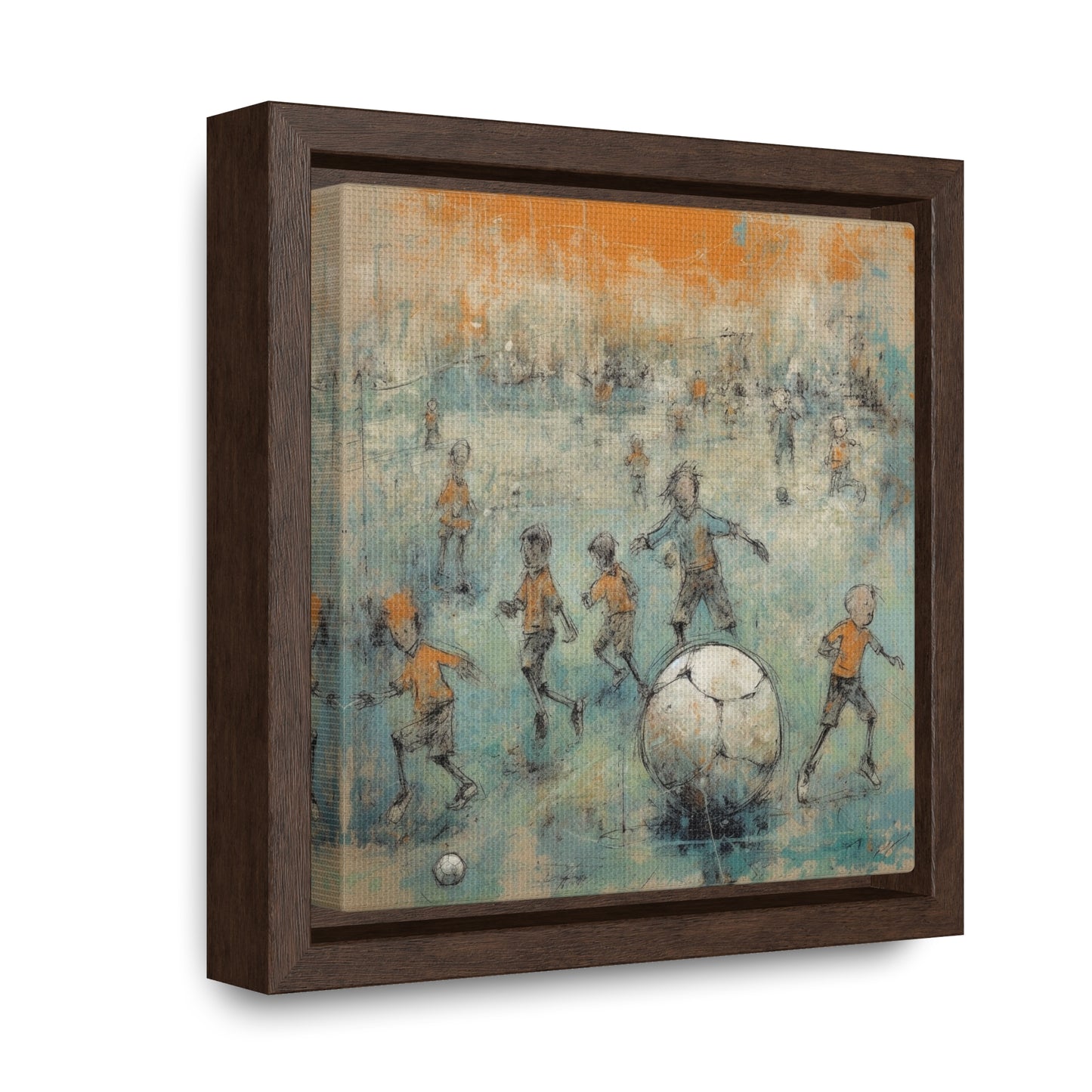 Childhood 21, Gallery Canvas Wraps, Square Frame