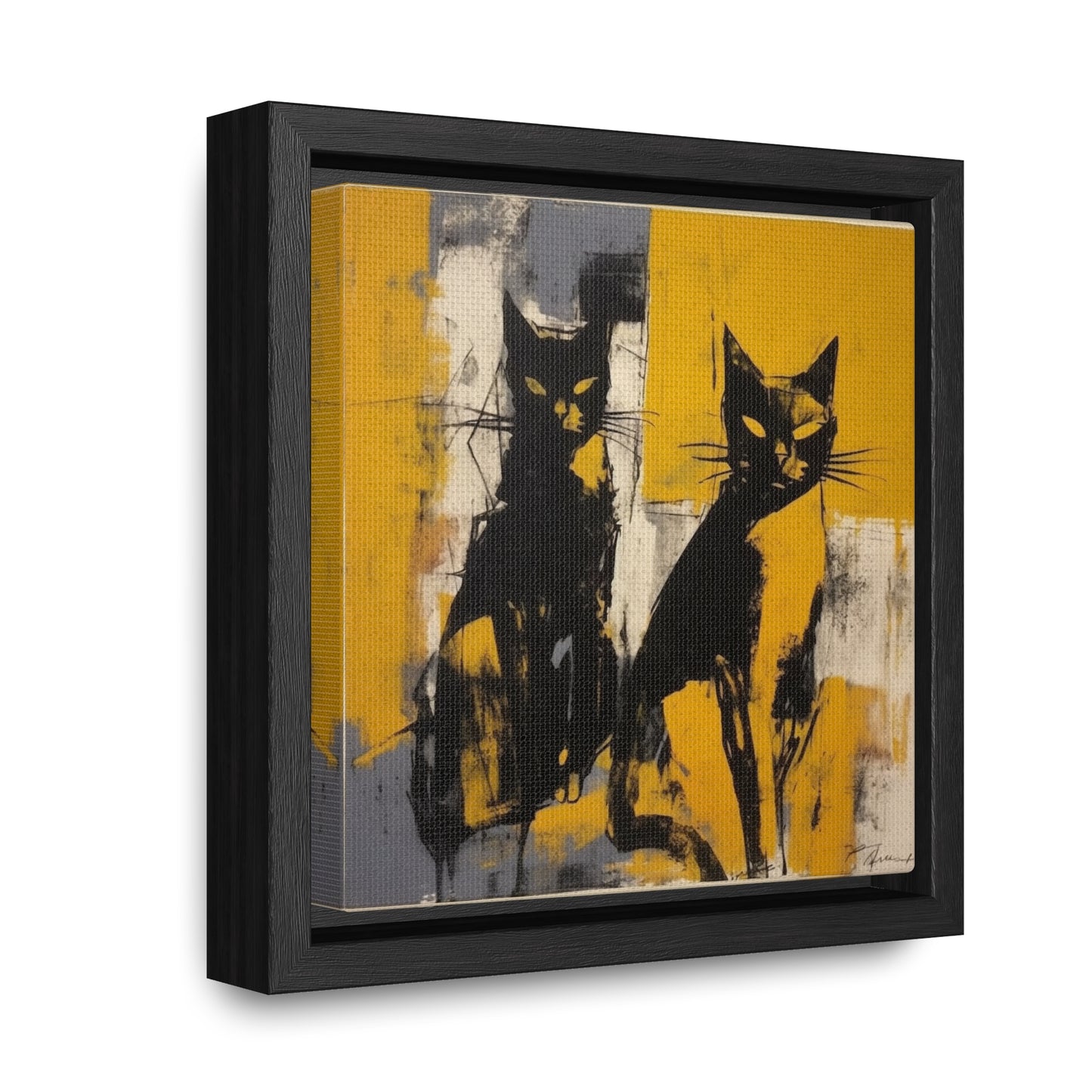 Cat 10, Gallery Canvas Wraps, Square Frame