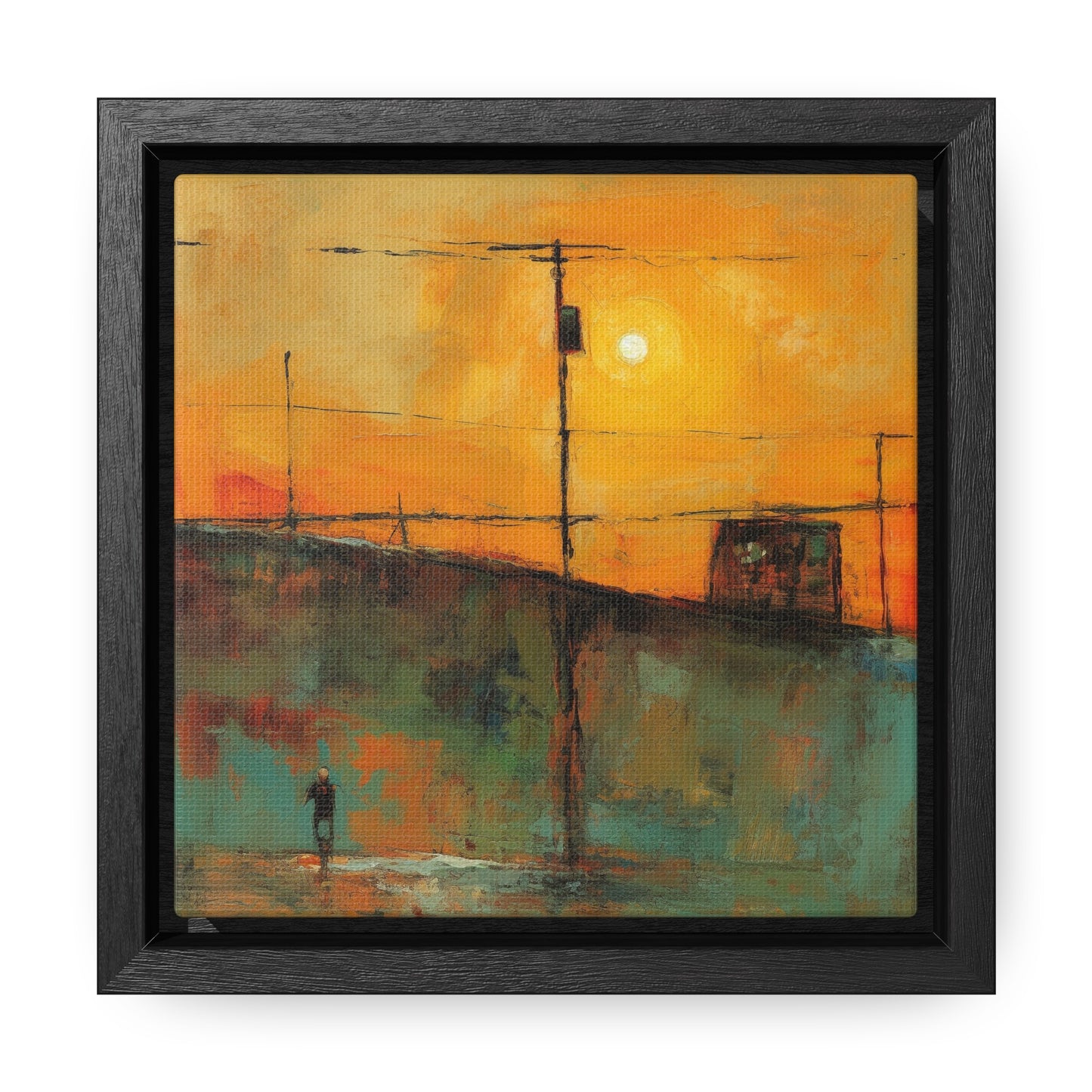 Land of the Sun 51, Valentinii, Gallery Canvas Wraps, Square Frame