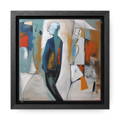 Sad Man 21, Valentinii, Gallery Canvas Wraps, Square Frame