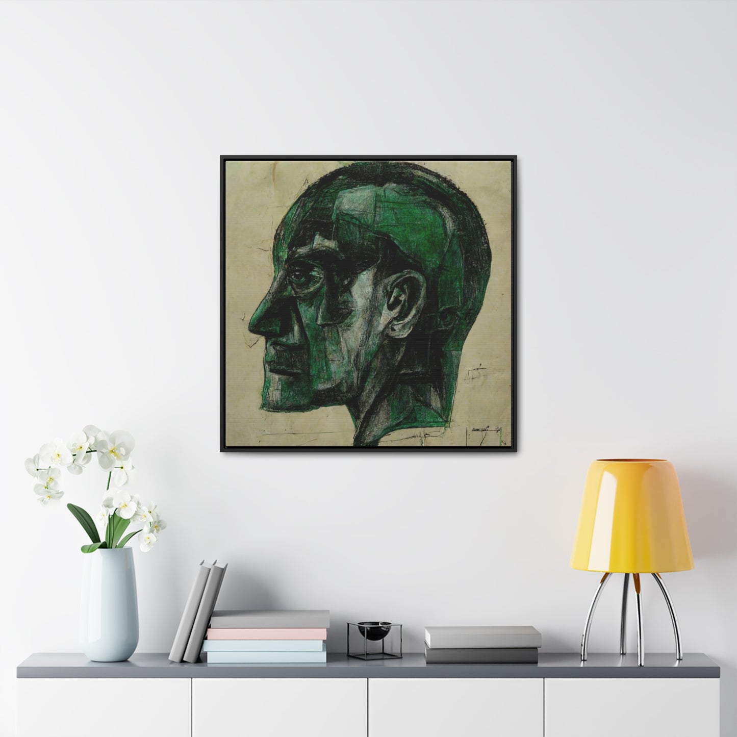 Heads 5, Valentinii, Gallery Canvas Wraps, Square Frame