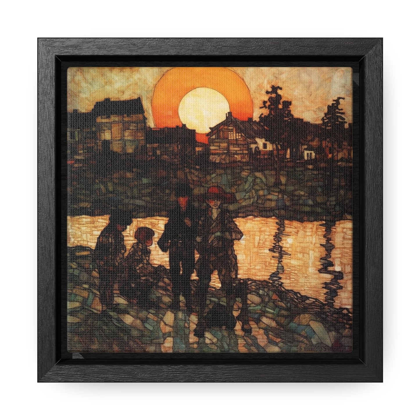 Land of the Sun 44, Valentinii, Gallery Canvas Wraps, Square Frame