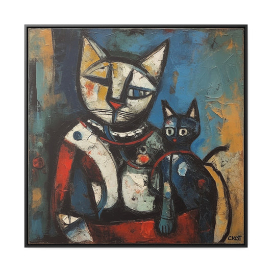 Cat 83, Gallery Canvas Wraps, Square Frame