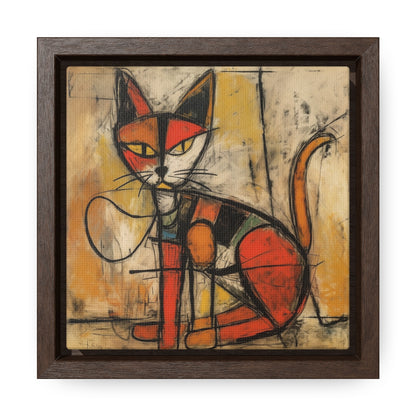 Cat 90, Gallery Canvas Wraps, Square Frame