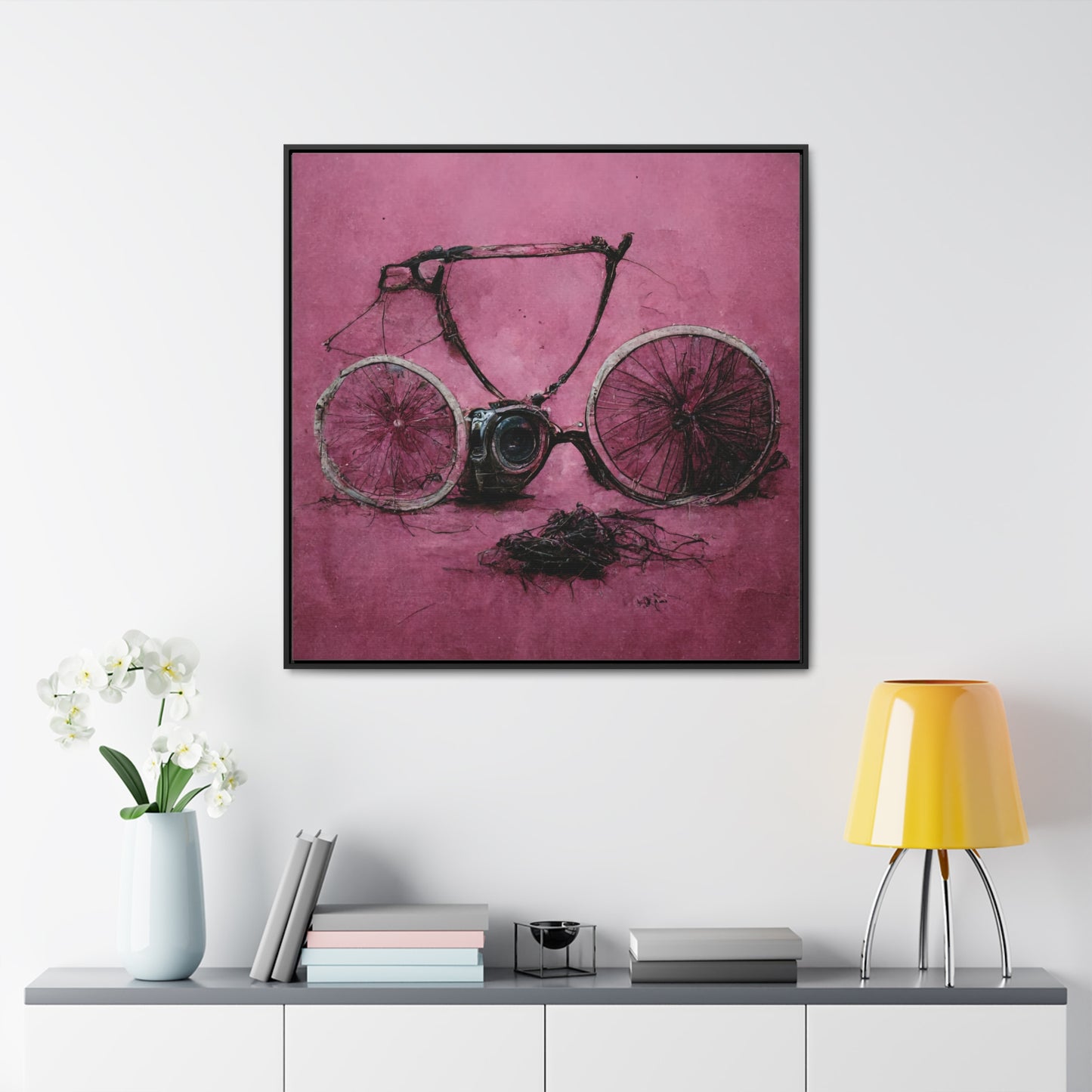 Bicycle 10, Valentinii, Gallery Canvas Wraps, Square Frame