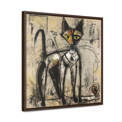 Cat 51, Gallery Canvas Wraps, Square Frame