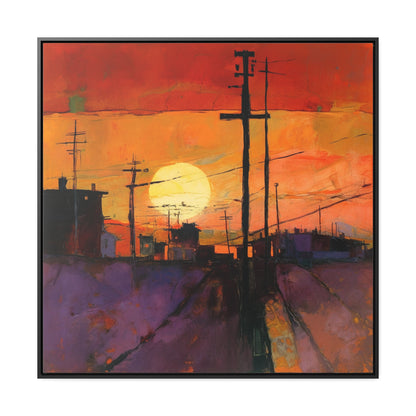 Land of the Sun 68, Valentinii, Gallery Canvas Wraps, Square Frame