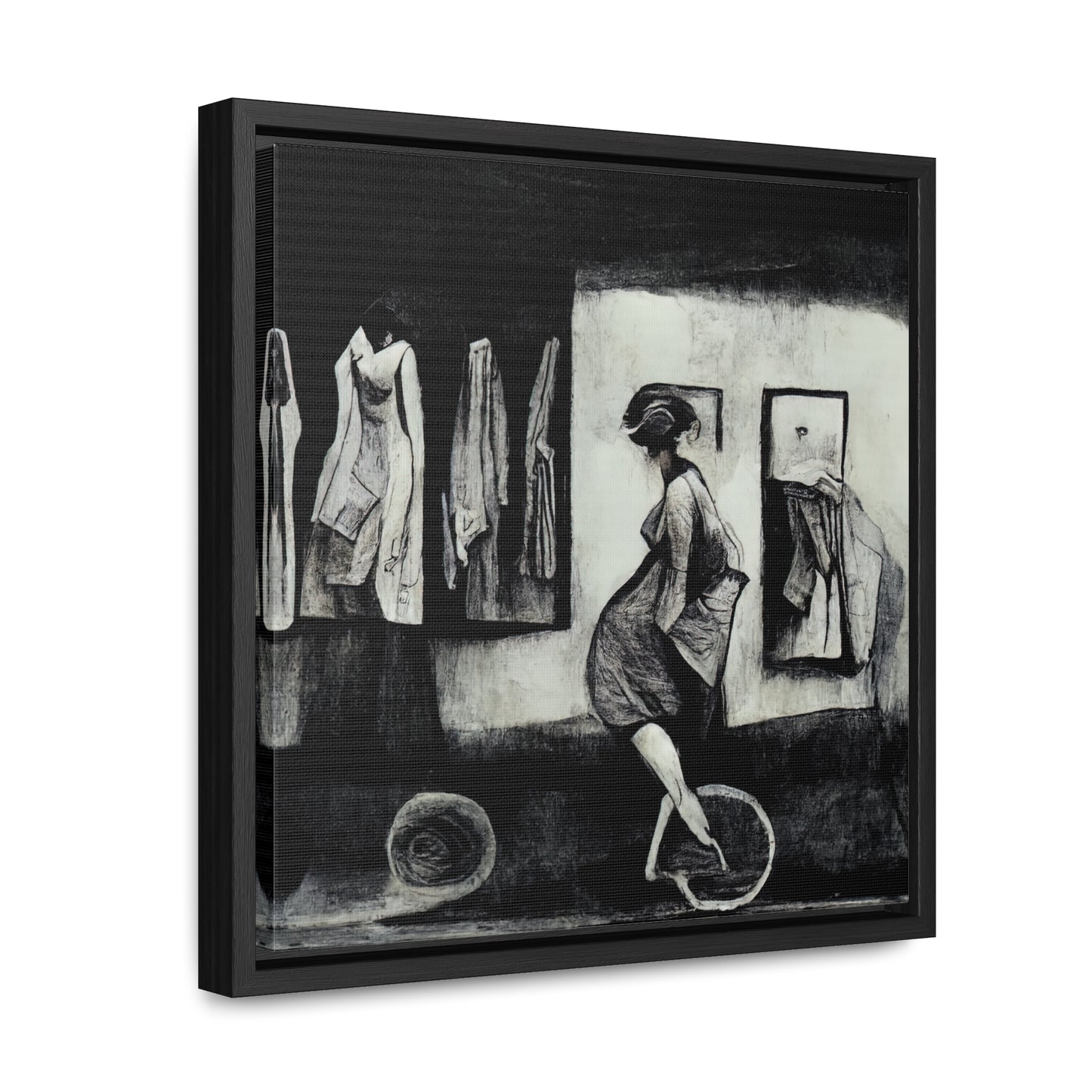 Domestic Memories 43, Valentinii, Gallery Canvas Wraps, Square Frame