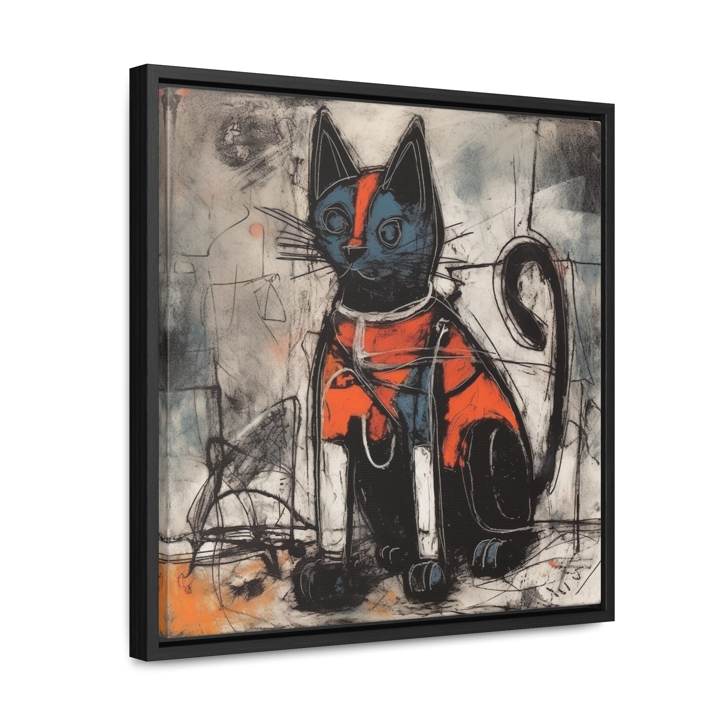 Cat 27, Gallery Canvas Wraps, Square Frame