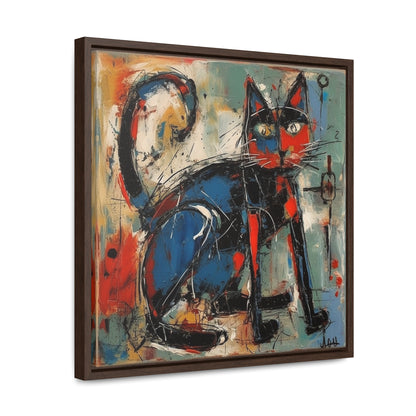 Cat 85, Gallery Canvas Wraps, Square Frame