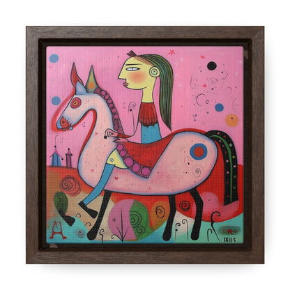 The Dreams of the Child 8, Gallery Canvas Wraps, Square Frame