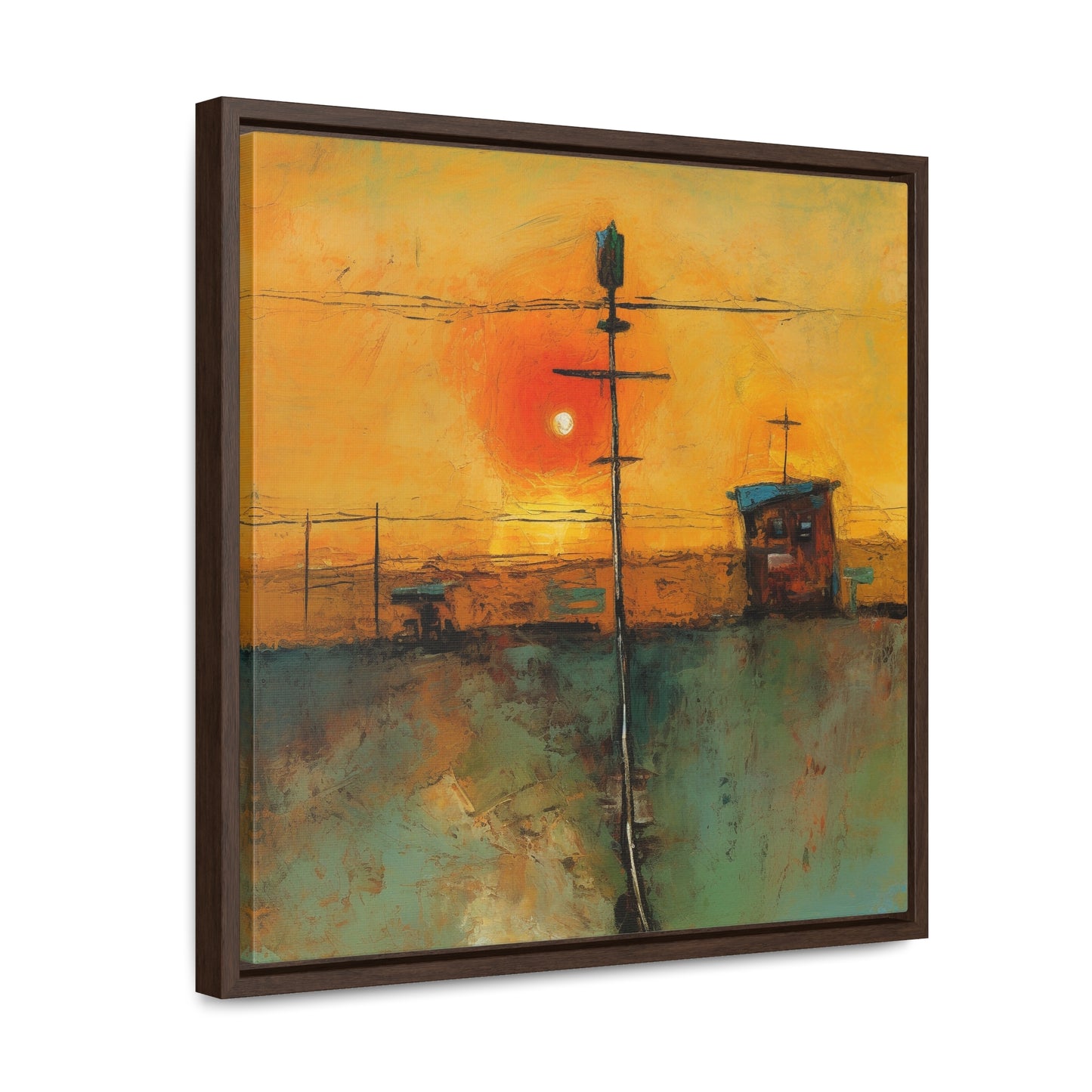 Land of the Sun 56, Valentinii, Gallery Canvas Wraps, Square Frame