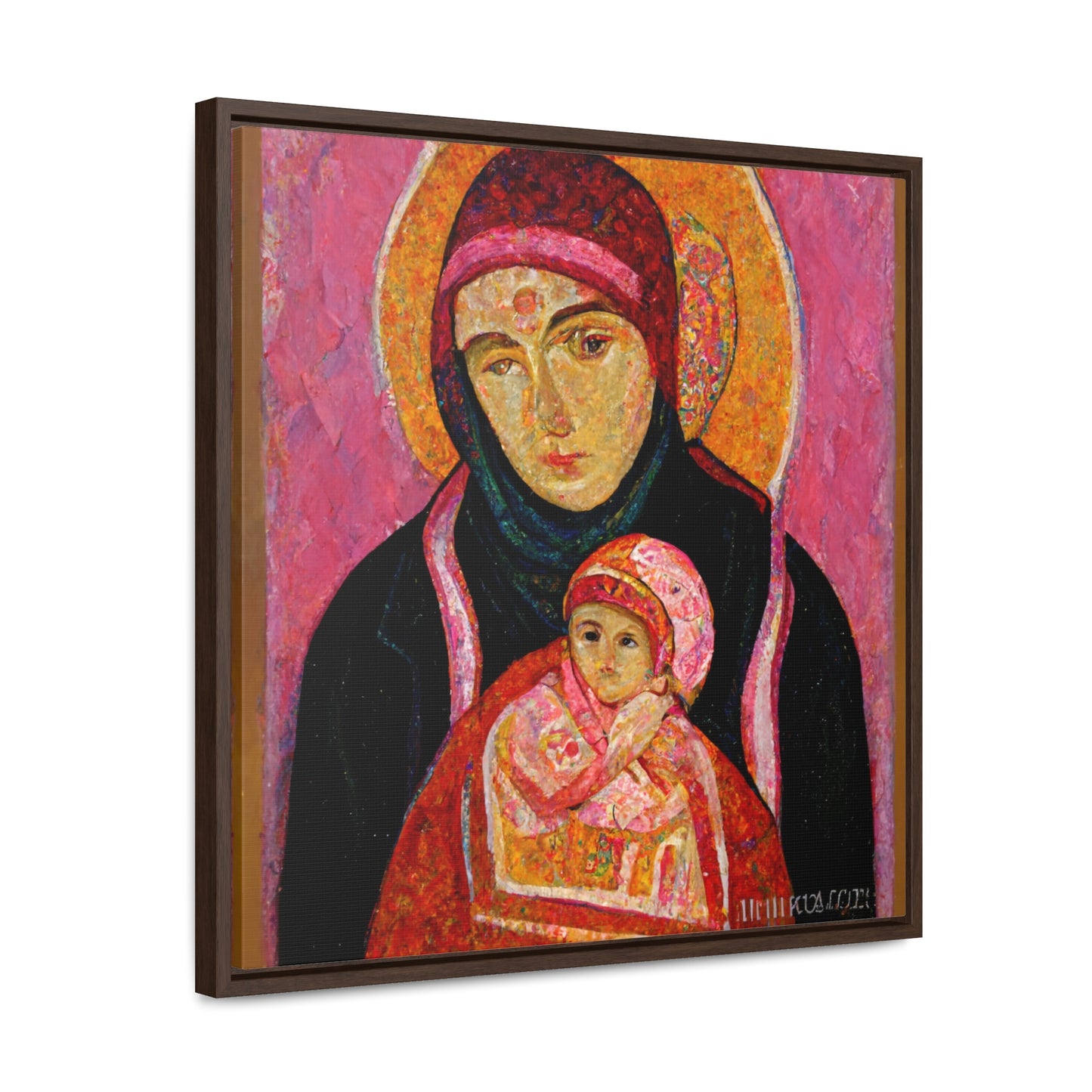 Mary and the Child 30, Valentinii, Gallery Canvas Wraps, Square Frame