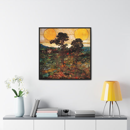 Land of the Sun 43, Valentinii, Gallery Canvas Wraps, Square Frame