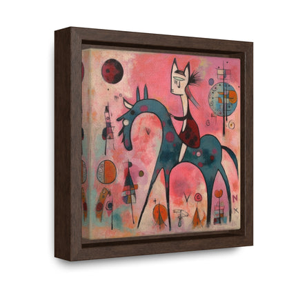 The Dreams of the Child 55, Gallery Canvas Wraps, Square Frame