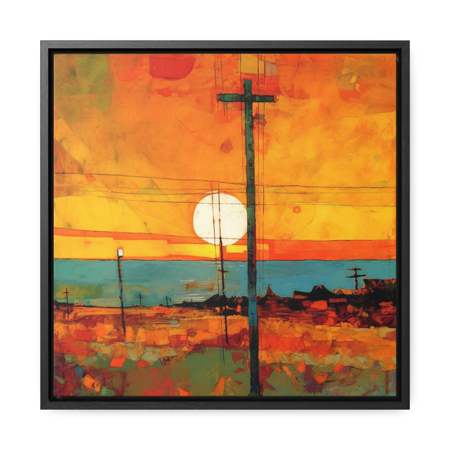 Land of the Sun 64, Valentinii, Gallery Canvas Wraps, Square Frame