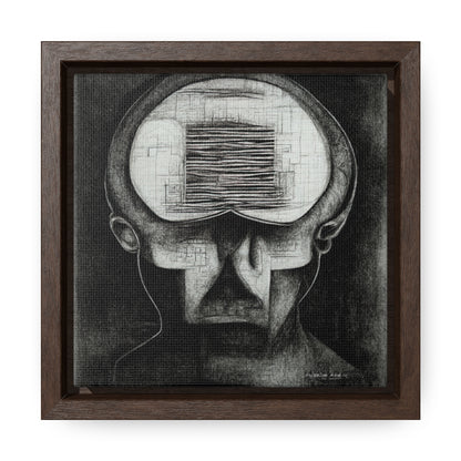 Brain 58, Valentinii, Gallery Canvas Wraps, Square Frame