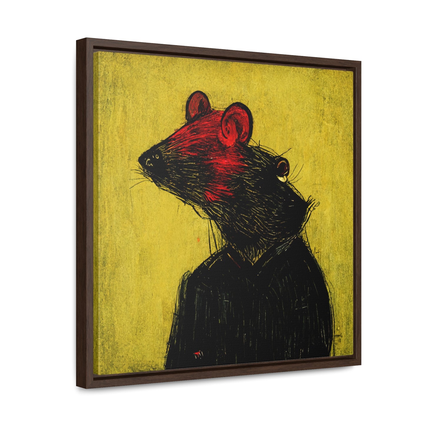 Urban Rat 4, Valentinii, Gallery Canvas Wraps, Square Frame