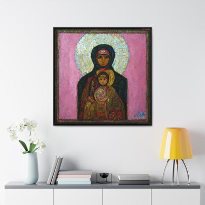 Mary and the Child 26, Valentinii, Gallery Canvas Wraps, Square Frame