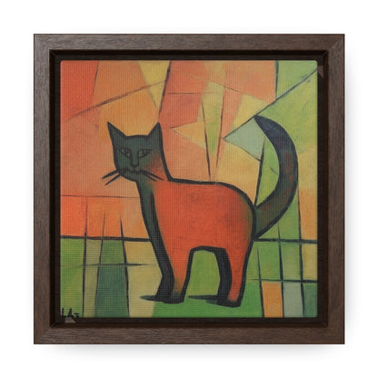 Cat 20, Gallery Canvas Wraps, Square Frame