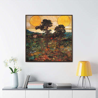 Land of the Sun 43, Valentinii, Gallery Canvas Wraps, Square Frame