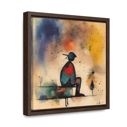 Sad Man 4, Valentinii, Gallery Canvas Wraps, Square Frame