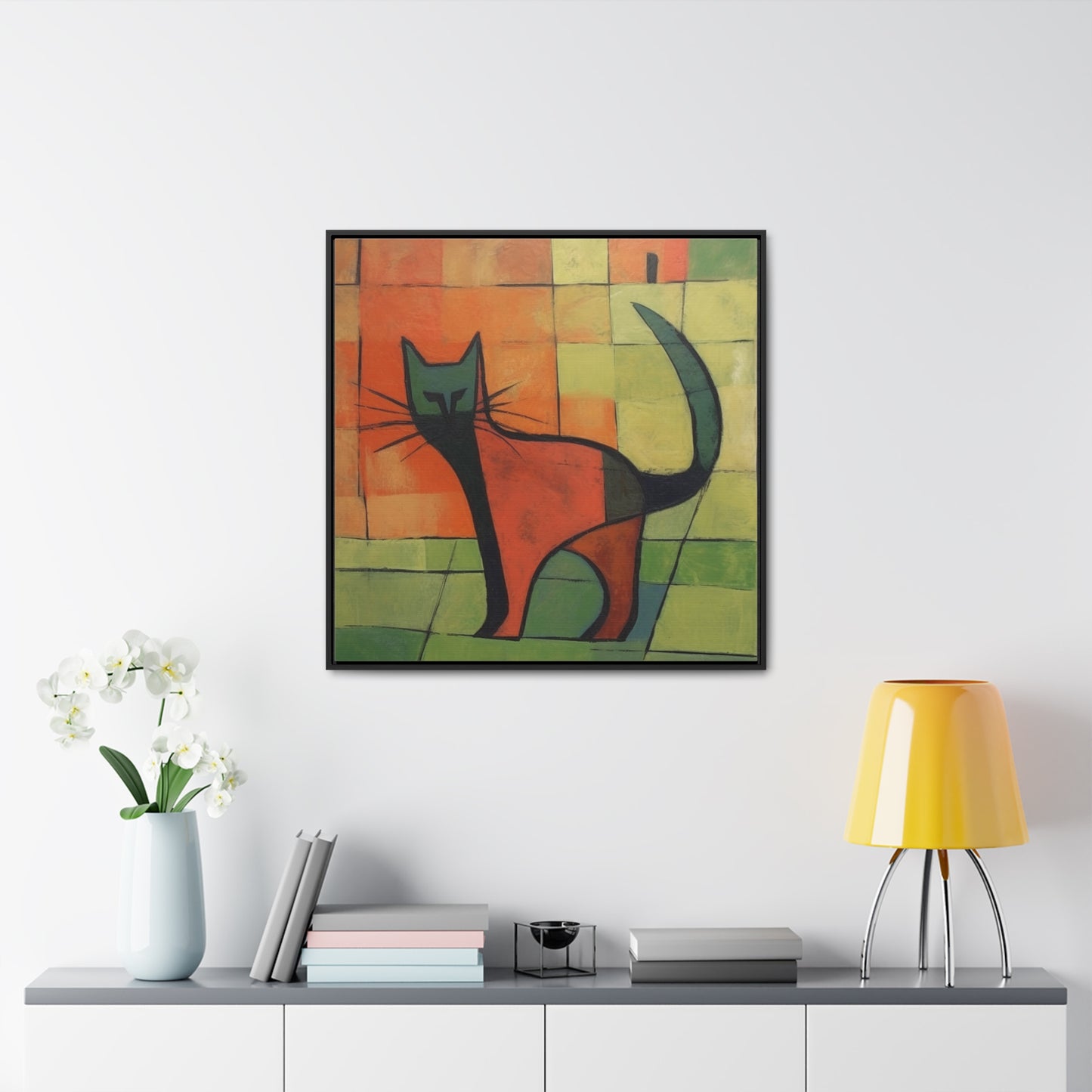 Cat 22, Gallery Canvas Wraps, Square Frame