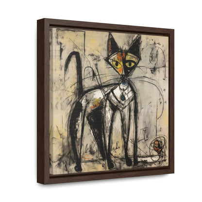 Cat 51, Gallery Canvas Wraps, Square Frame