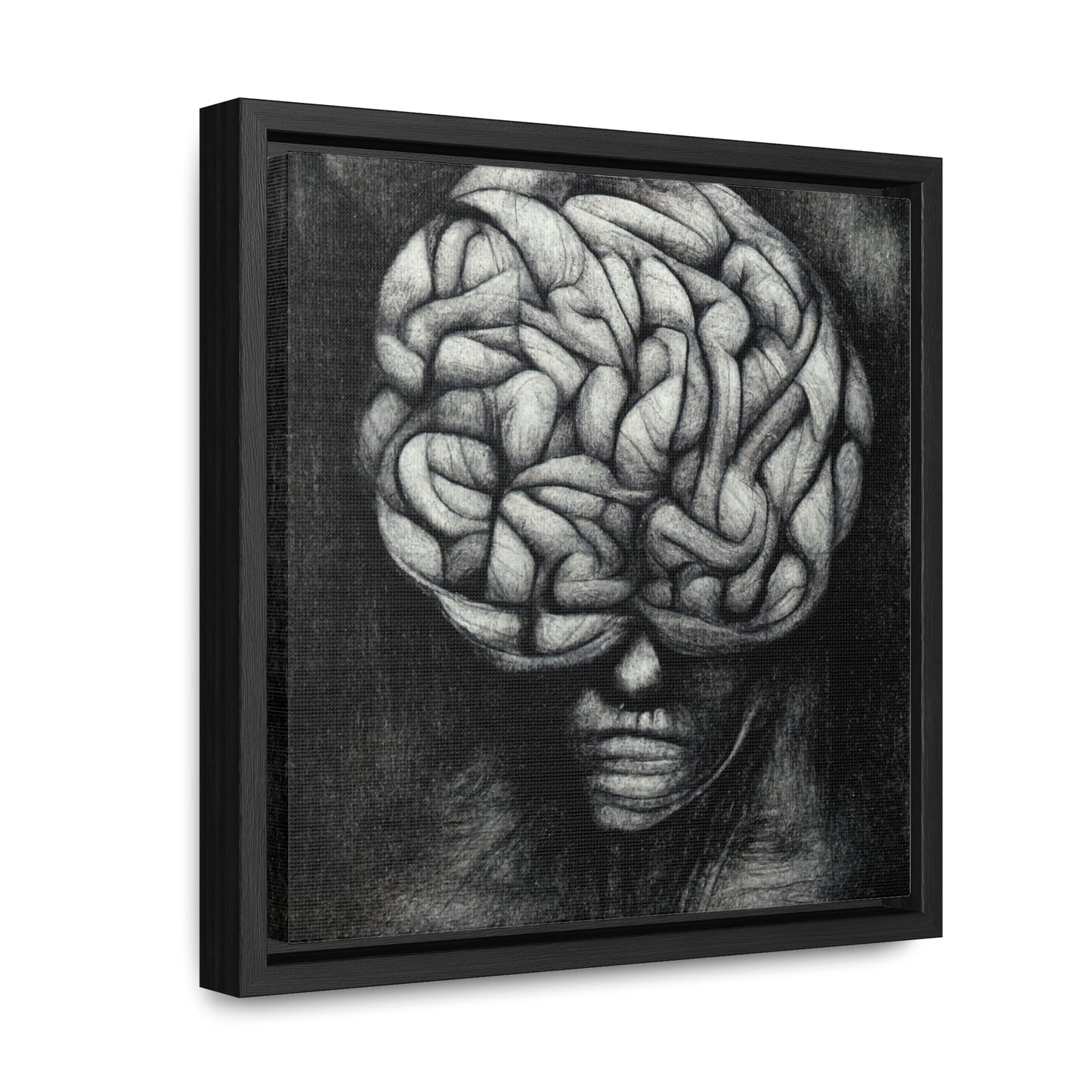 Brain 34, Valentinii, Gallery Canvas Wraps, Square Frame