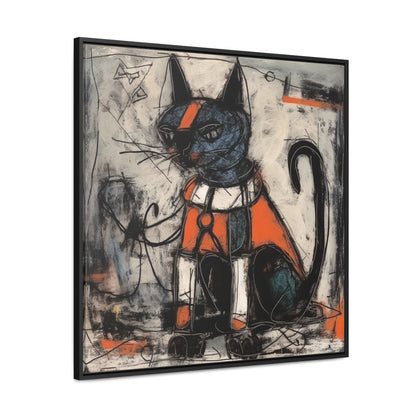 Cat 42, Gallery Canvas Wraps, Square Frame