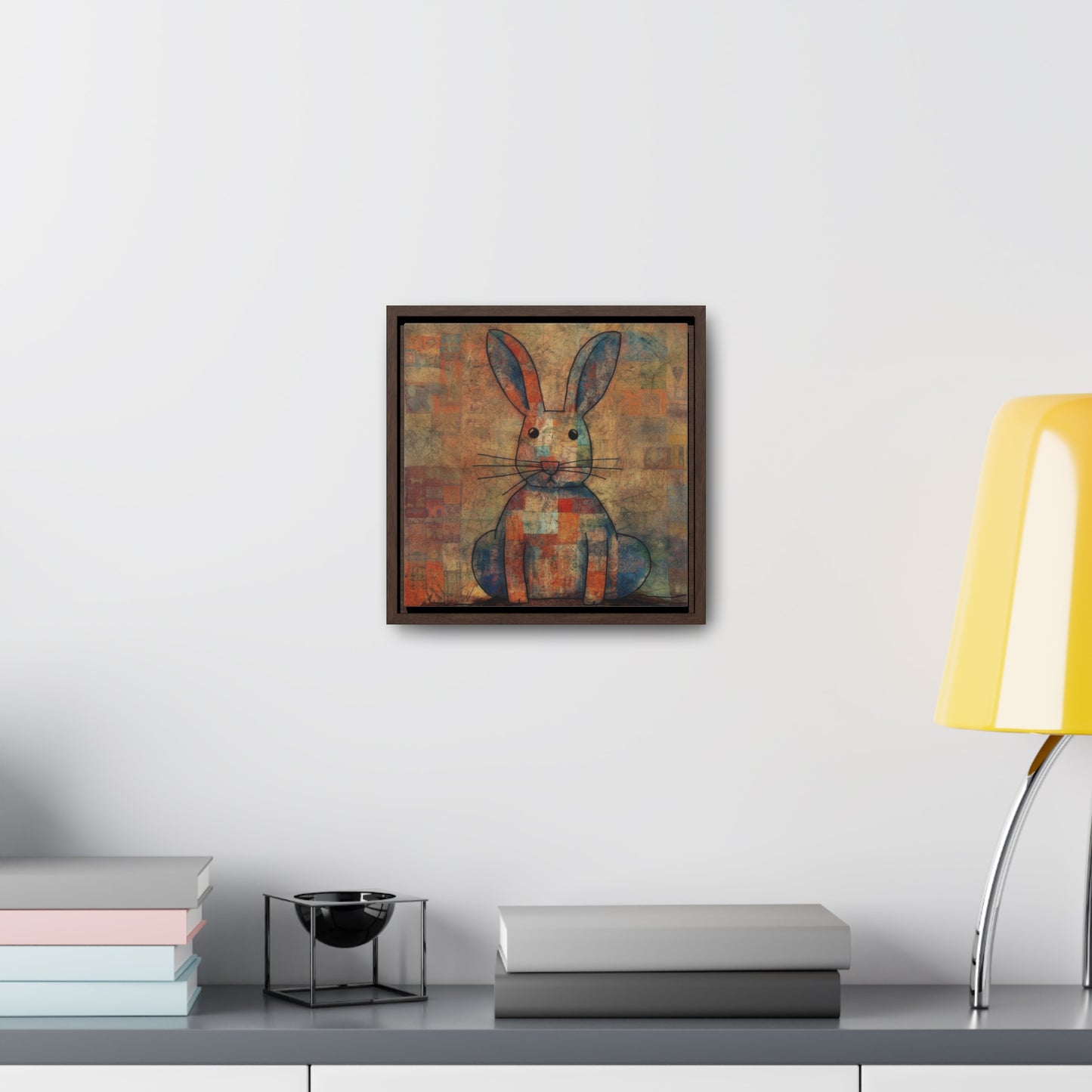 Rabbit 21, Gallery Canvas Wraps, Square Frame