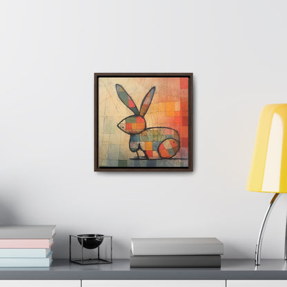 Rabbit 37, Gallery Canvas Wraps, Square Frame