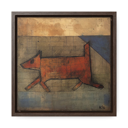 V Dog 13, Gallery Canvas Wraps, Square Frame