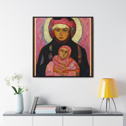 Mary and the Child 14, Valentinii, Gallery Canvas Wraps, Square Frame