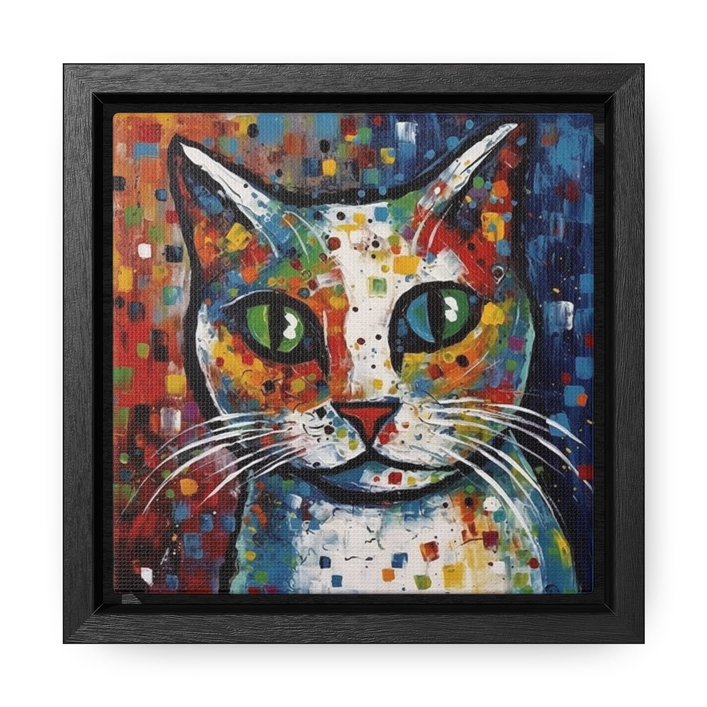 Cat 130, Gallery Canvas Wraps, Square Frame