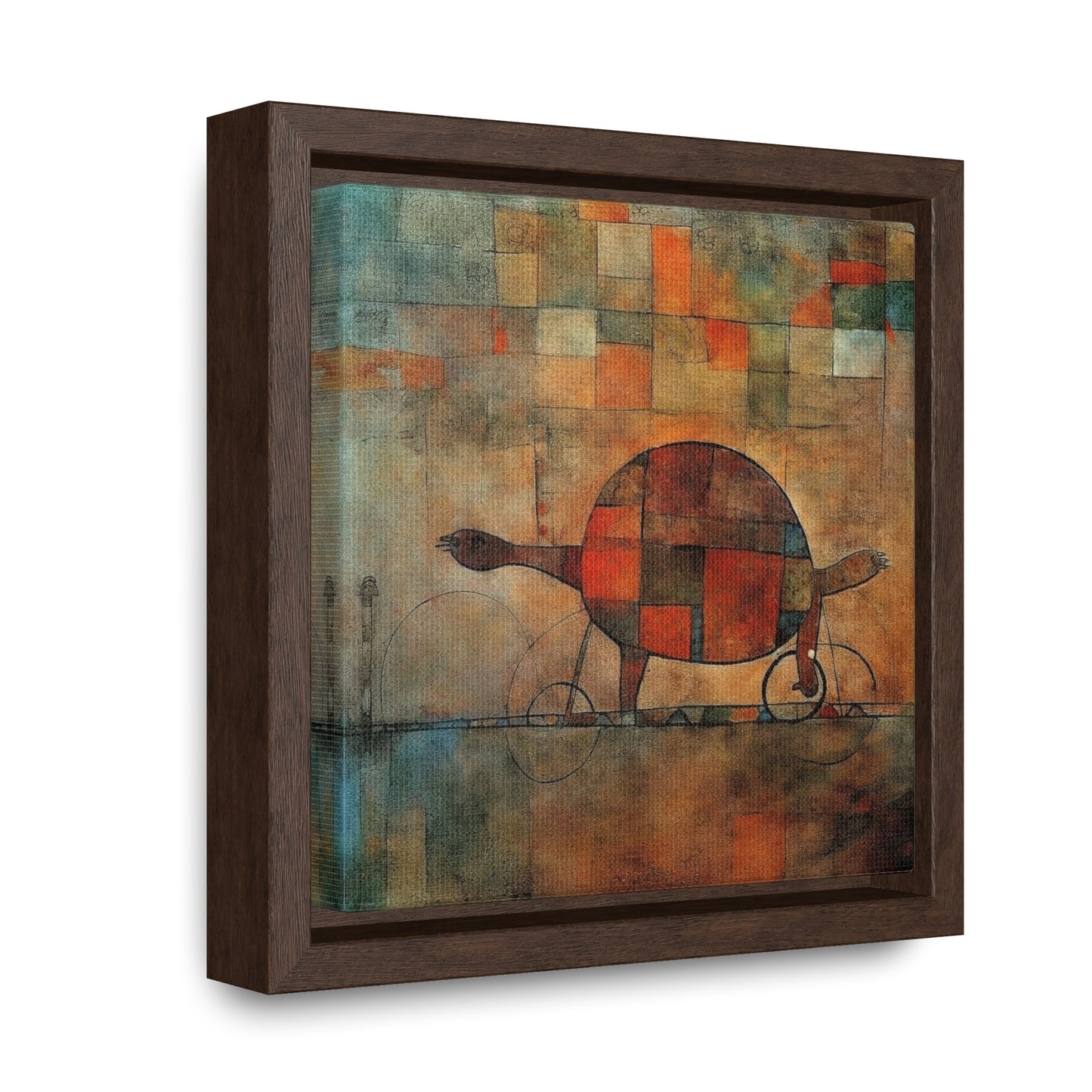 Turtle 11, Gallery Canvas Wraps, Square Frame