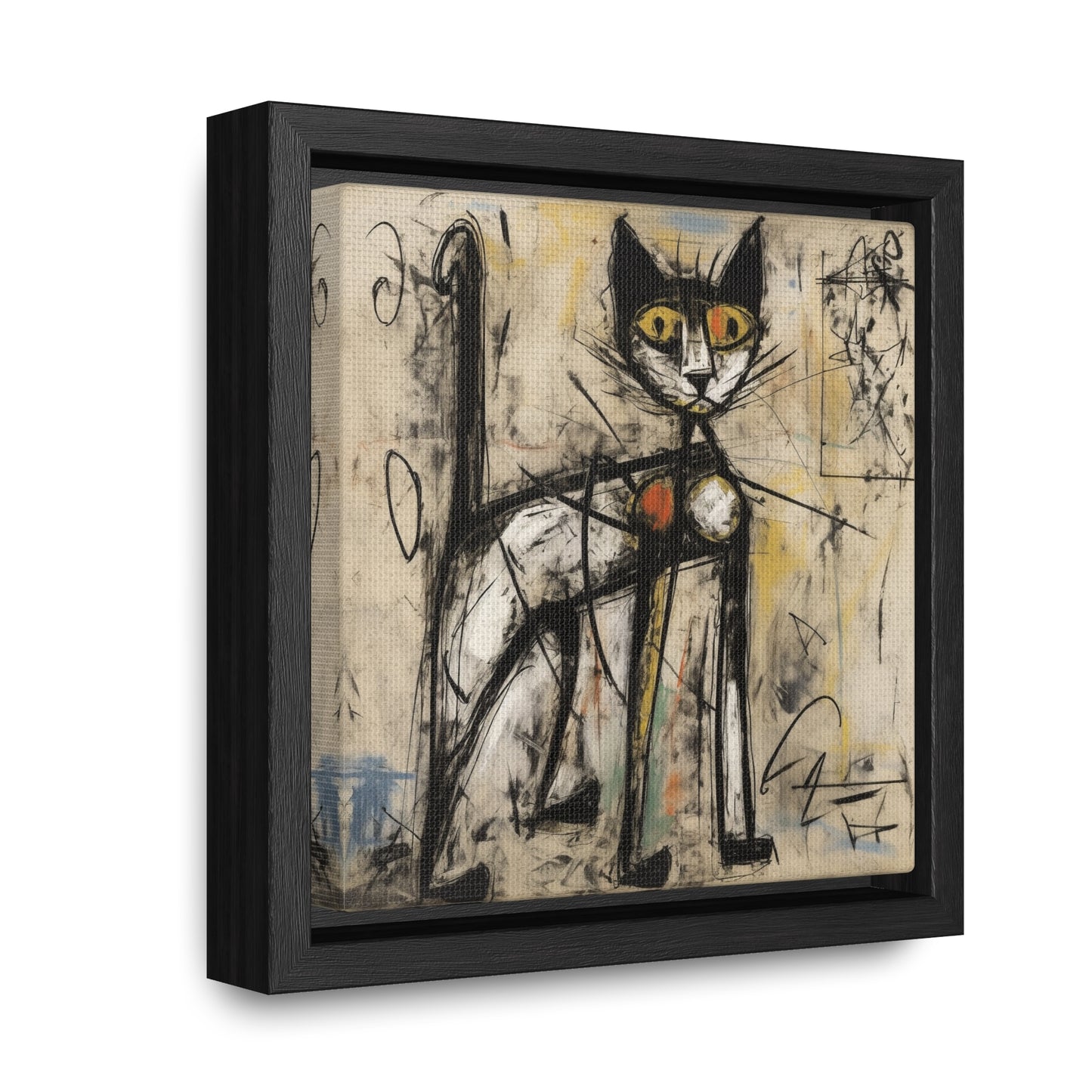 Cat 44, Gallery Canvas Wraps, Square Frame